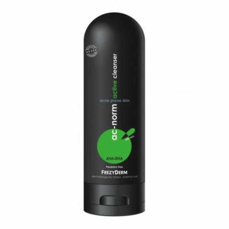 Frezyderm Υγρό κατά της Ακμής Αc-Norm Active Cleanser AHA-BHA για Λιπαρές Επιδερμίδες 200ml