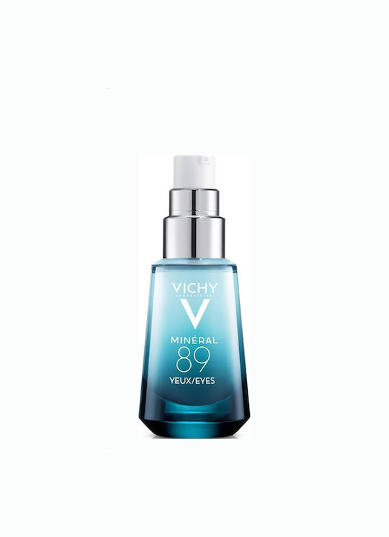 Vichy Mineral 89 24ωρη Κρέμα Ματιών με Υαλουρονικό Οξύ για Ενυδάτωση, Μαύρους Κύκλους & Σακούλες 15ml