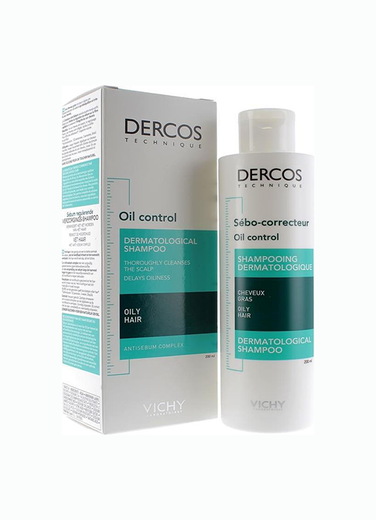 Vichy Dercos Oil Control Σαμπουάν για Βαθύ Καθαρισμό για Λιπαρά Μαλλιά 200ml - Image 2