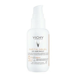 Vichy Capital Soleil UV-Age Daily Tinted Light Αντηλιακή Κρέμα Προσώπου SPF50 με Χρώμα 40ml
