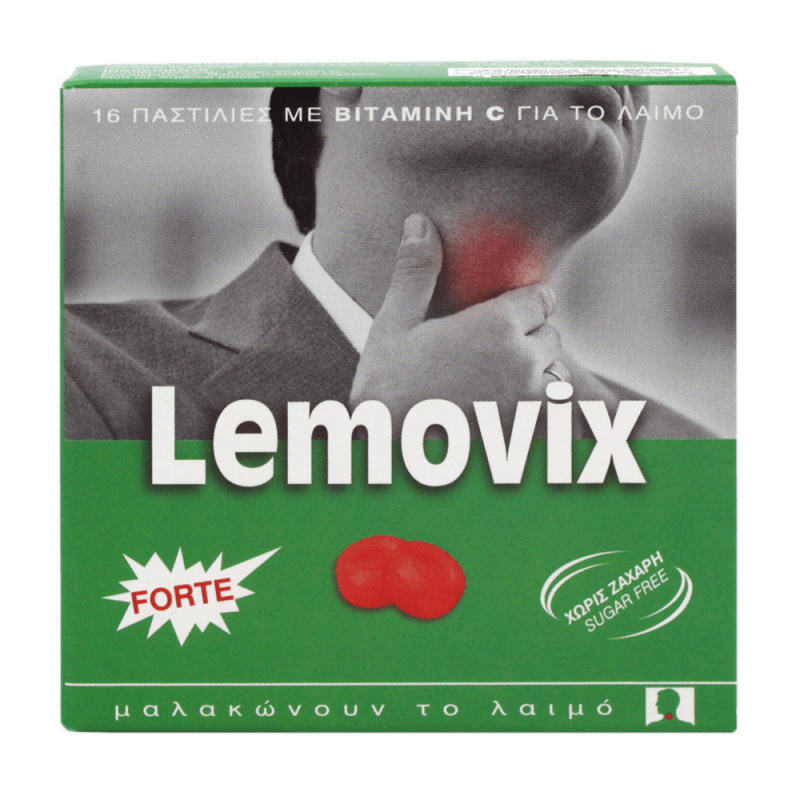 Lemovix Βιταμίνη C Ευκαλύπτου & Μέντας 16 τμχ