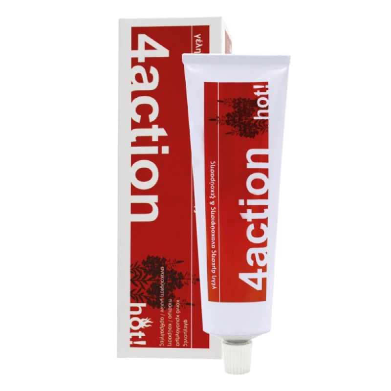 4action Hot Gel  για Μυείς & Αρθρώσεις 100gr