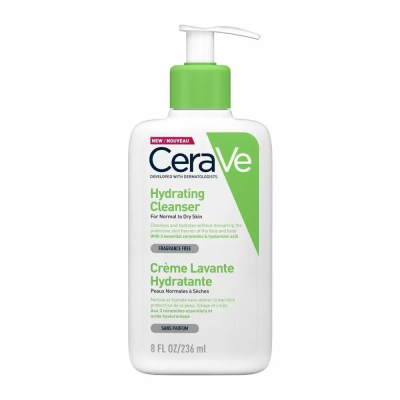 CeraVe Hydrating Normal-Dry Skin Cleanser Cream 236ml