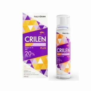 Frezyderm Crilen Anti Mosquito Plus 20% Άοσμο Εντομοαπωθητικό Γαλάκτωμα σε Spray Κατάλληλο για Παιδιά 100ml