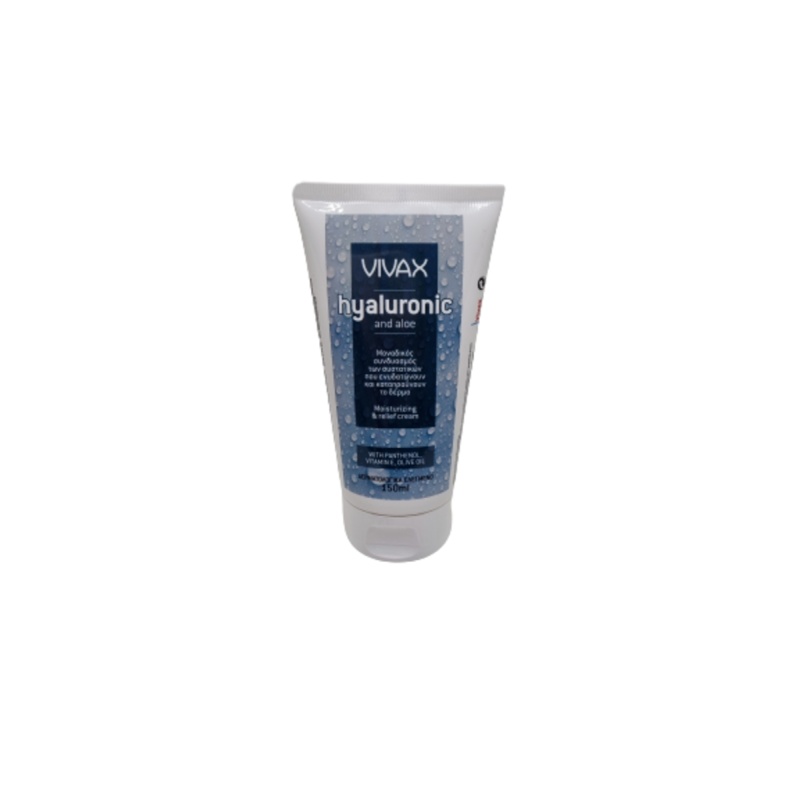 VIVAX Aloe & Hyaluronic Cream Ενυδατική, 150ml - Image 2