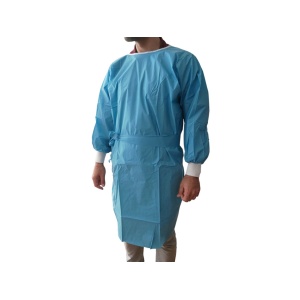 Αδιάβροχη Ρόμπα επισκέπτη με μανσέτα non woven