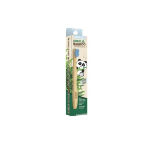 Smile Bamboo Παιδική Οδοντόβουρτσα Light Blue