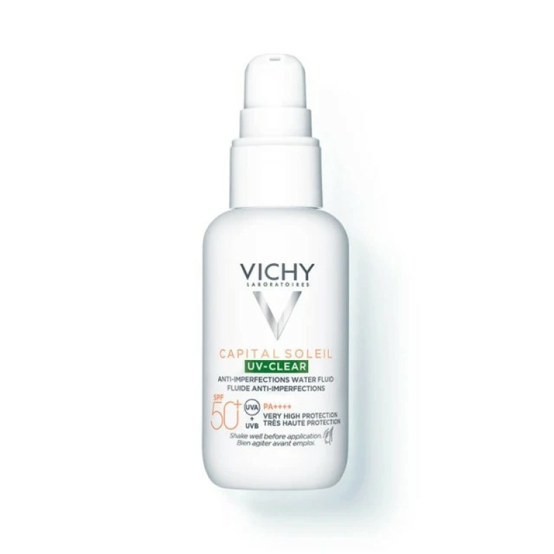 Vichy Capital Soleil UV-Clear Αντηλιακή Λοσιόν Προσώπου SPF50 40ml
