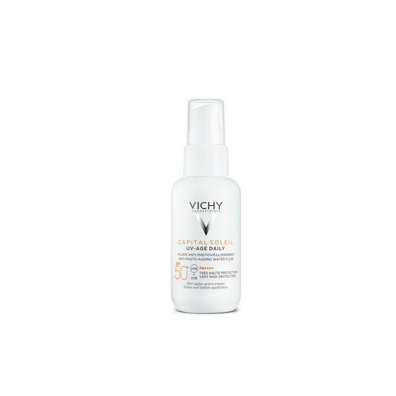 Vichy Capital Soleil UV-Age Daily Αδιάβροχη Αντηλιακή Κρέμα Προσώπου SPF50 40ml