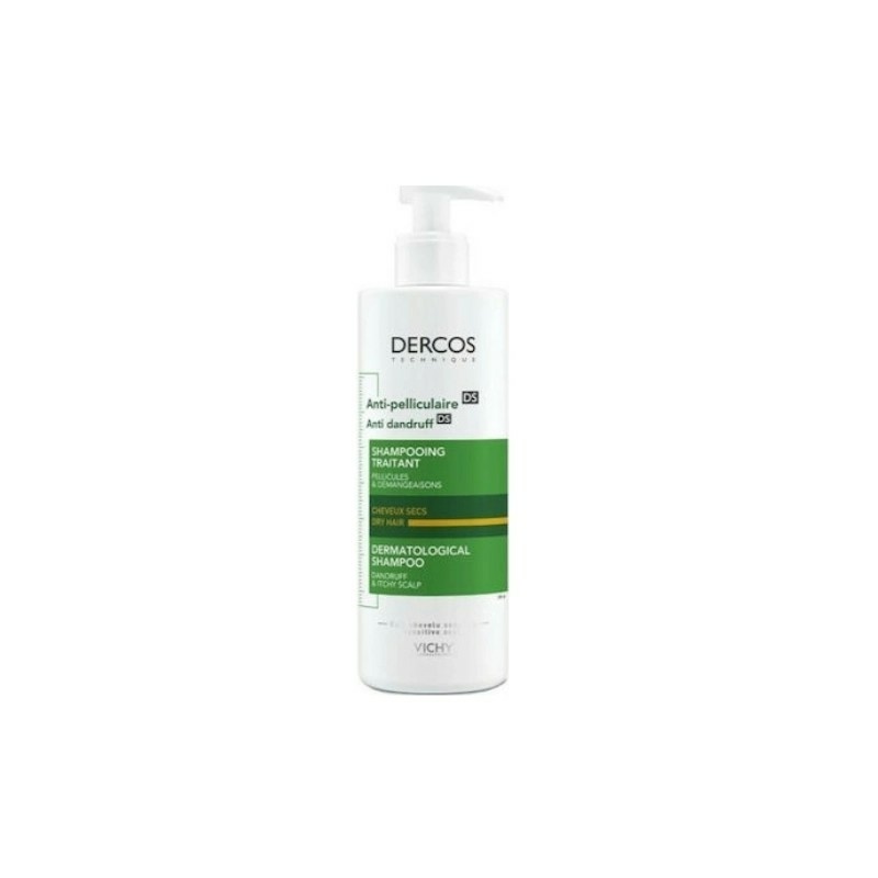 Vichy Dercos Anti Dandruff DS Σαμπουάν κατά της Πιτυρίδας για Ξηρά Μαλλιά 390ml