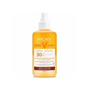 Vichy Ideal Soleil Luminosity Protective Solar Water Αδιάβροχη Αντηλιακή Λοσιόν για το Σώμα SPF30 σε Spray 200ml