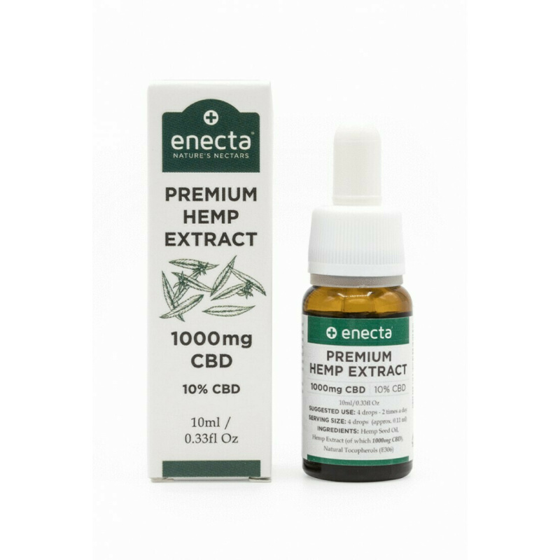 Enecta Premium CBD oil 10% σε Σταγόνες 1000mg 10ml