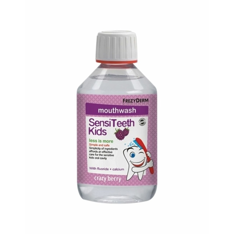 Frezyderm Στοματικό Διάλυμα SensiTeeth 250ml με Γεύση Crazy Berry για 3+ χρονών