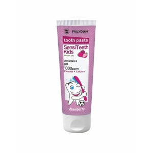 Frezyderm Οδοντόκρεμα SensiTeeth 50ml 1000 ppm με Γεύση Strawberry