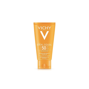 Vichy Ideal Soleil Mattifying Fluid Dry Touch Αδιάβροχη Αντηλιακή Κρέμα Προσώπου SPF50 50ml