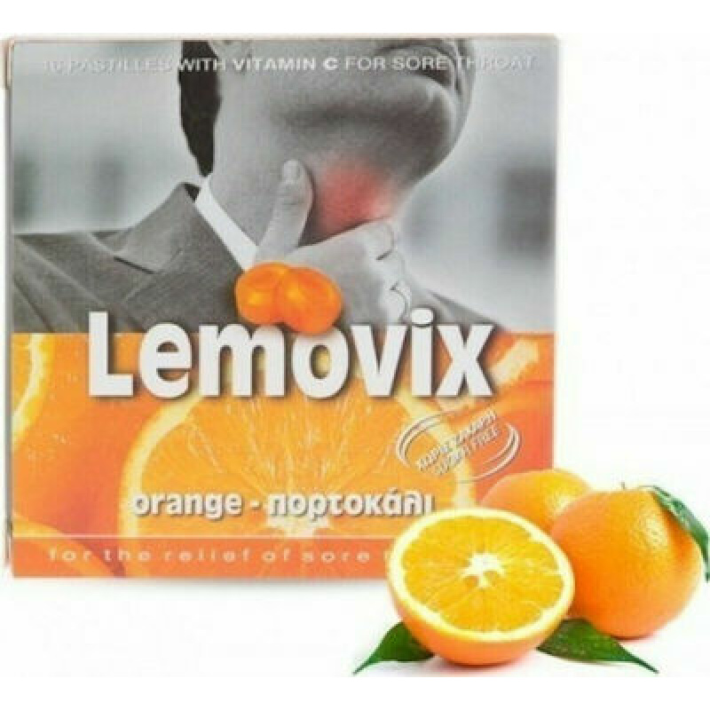 Lemovix Παστίλιες με Βιταμίνη C 16τμχ