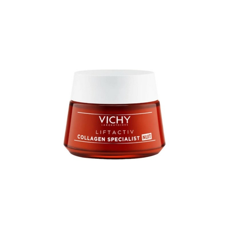 Vichy Liftactiv Collagen Specialist Κρέμα Προσώπου Νυκτός για Αντιγήρανση, Σύσφιξη & Ανάπλαση 50ml