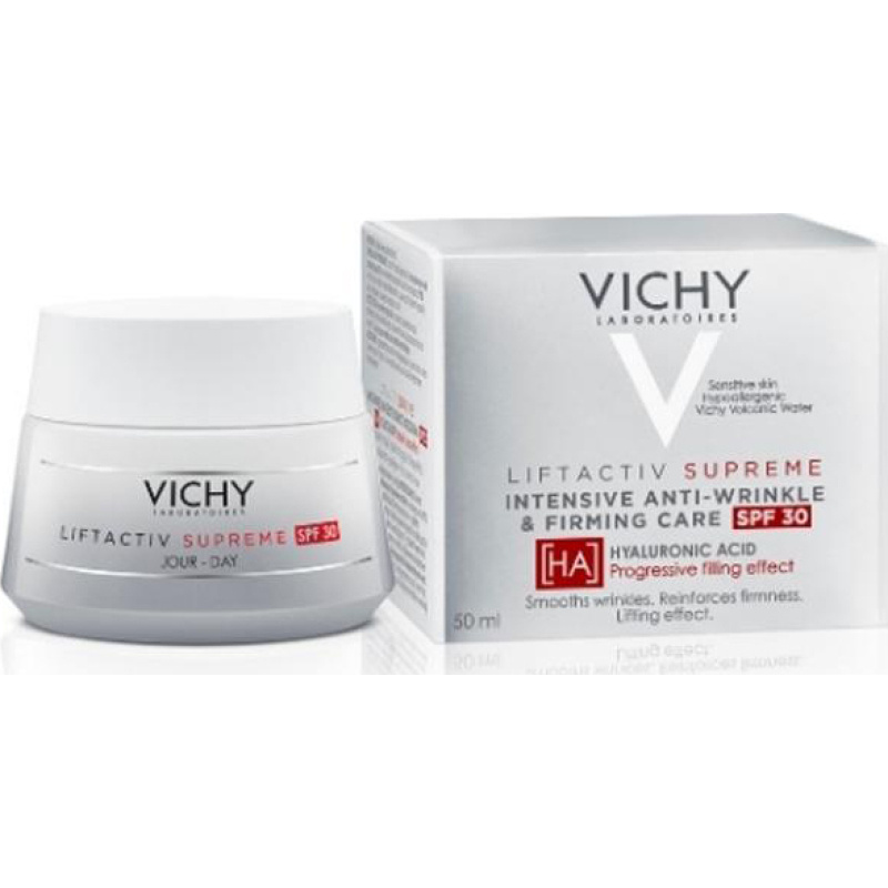 Vichy Liftactiv Supreme Κρέμα Προσώπου Ημέρας με Υαλουρονικό Οξύ και SPF30 για Αντιγήρανση 50ml - Image 2