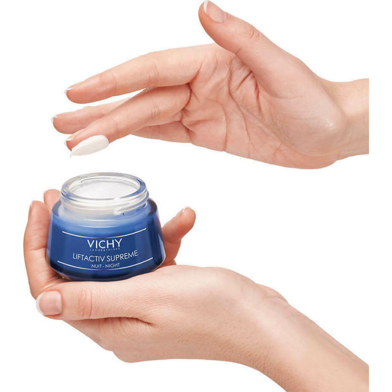 Vichy Liftactiv Supreme Αντιγηραντική & Συσφικτική Κρέμα Προσώπου Νυκτός για Κανονικές/Μικτές Επιδερμίδες 50ml - Image 2