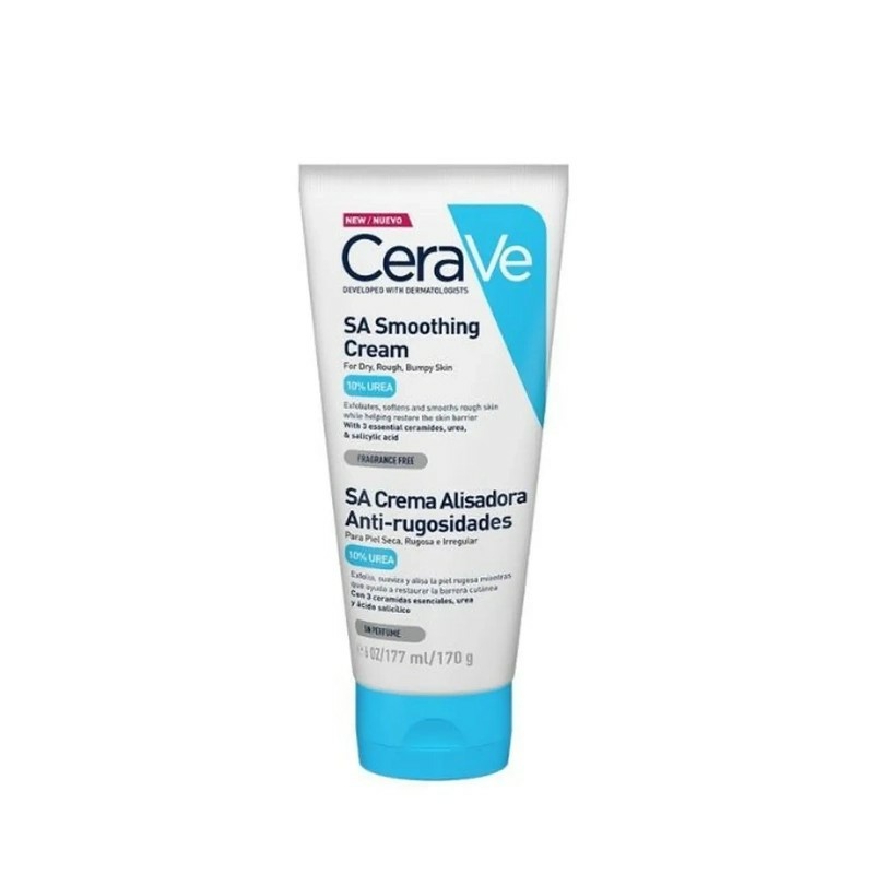 CeraVe SA Smoothing Κρέμα Ανάπλασης Σώματος με Ουρία για Ξηρές Επιδερμίδες 177gr