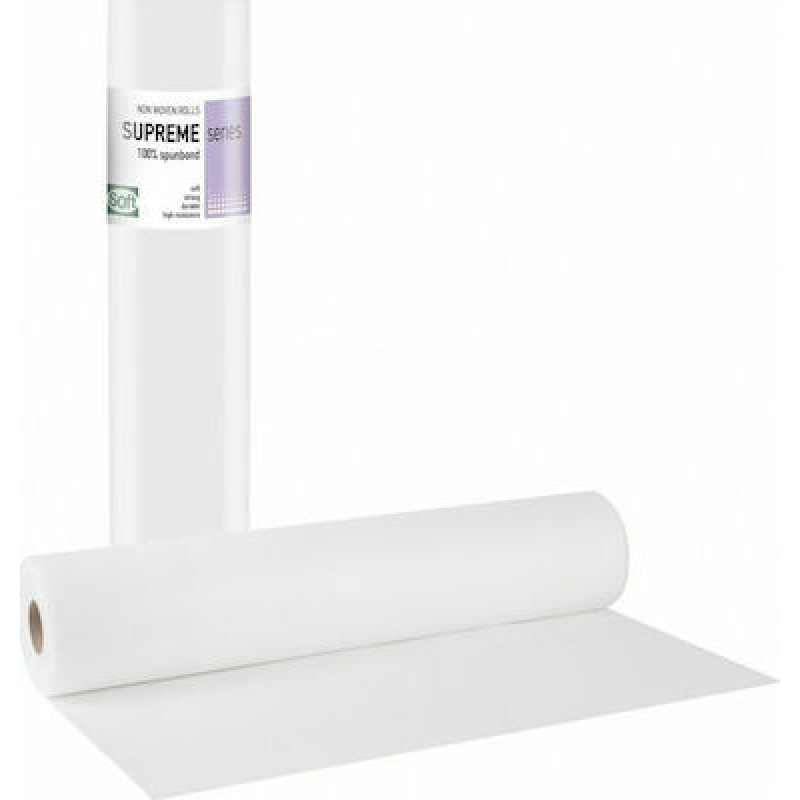 Bournas Medicals Εξεταστικό Ρολό Non Woven Supreme Plus 108.035.SD 58cm x 70m Λευκό