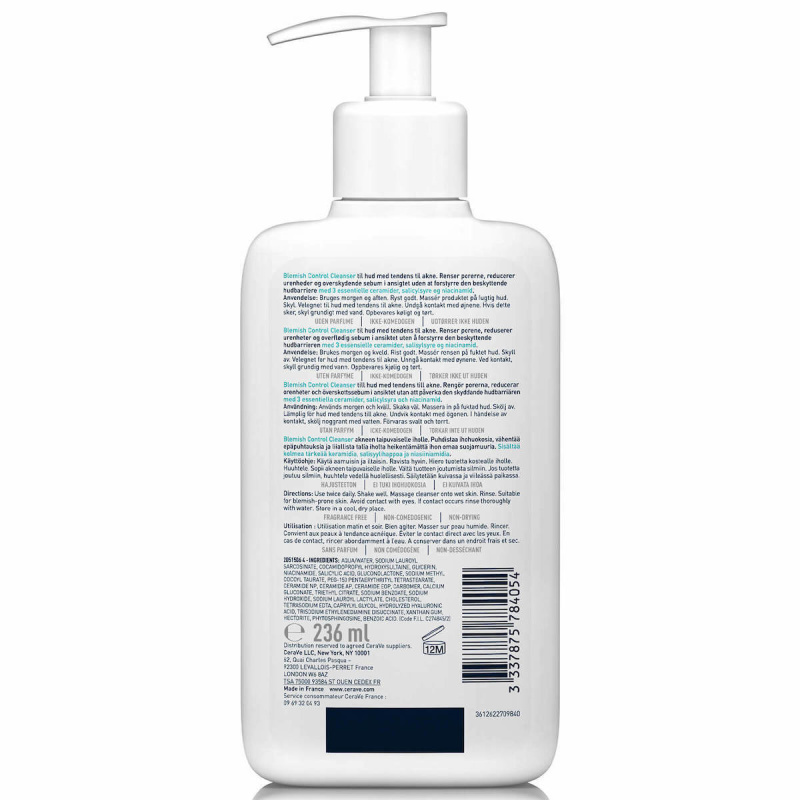 CeraVe Gel Καθαρισμού Blemish Control 236ml - Image 3