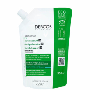 Vichy Dercos Anti Dandruff Σαμπουάν κατά της Πιτυρίδας για Κανονικά Μαλλιά 500ml ECO REFILL RECHARGE