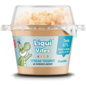 Liqui Vites Kids Spread Ταχινιού με Κόκκους Ρυζιού - Καρύδα, 44g
