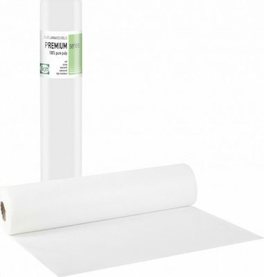 Εξετ.Ρολό Πλαστικό+Χαρτί Premium 58cmΧ50m Λευκό