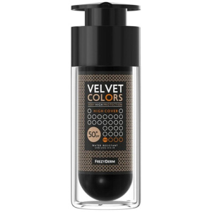 FREZYDERM Velvet Colors High Cover SPF50+, Ματ Καλυπτικό Foundation - 30ml
