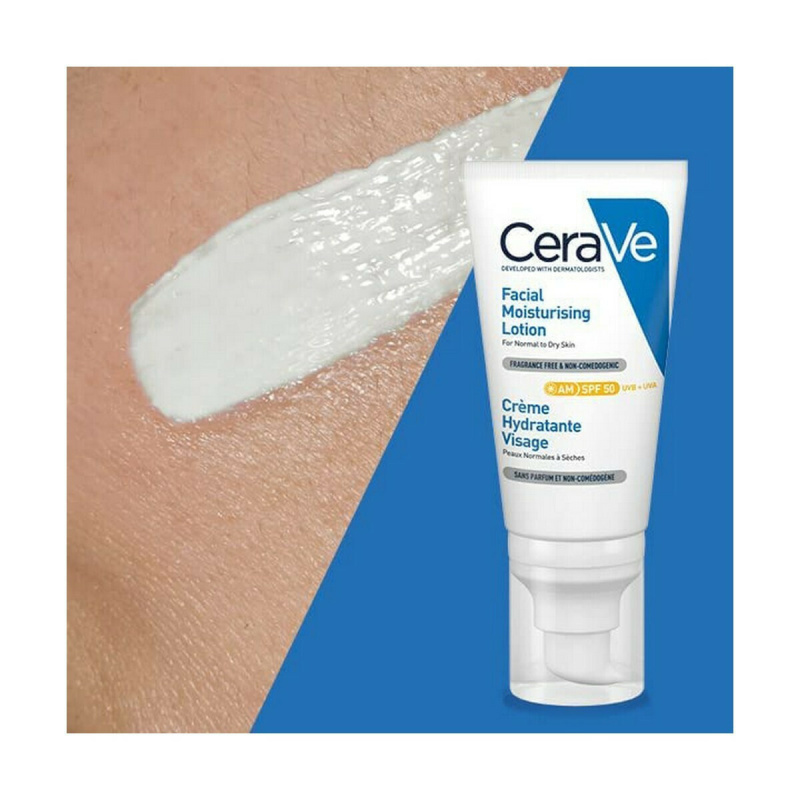 CeraVe Moisturizers Αντηλιακή Κρέμα Προσώπου SPF50 52ml - Image 2