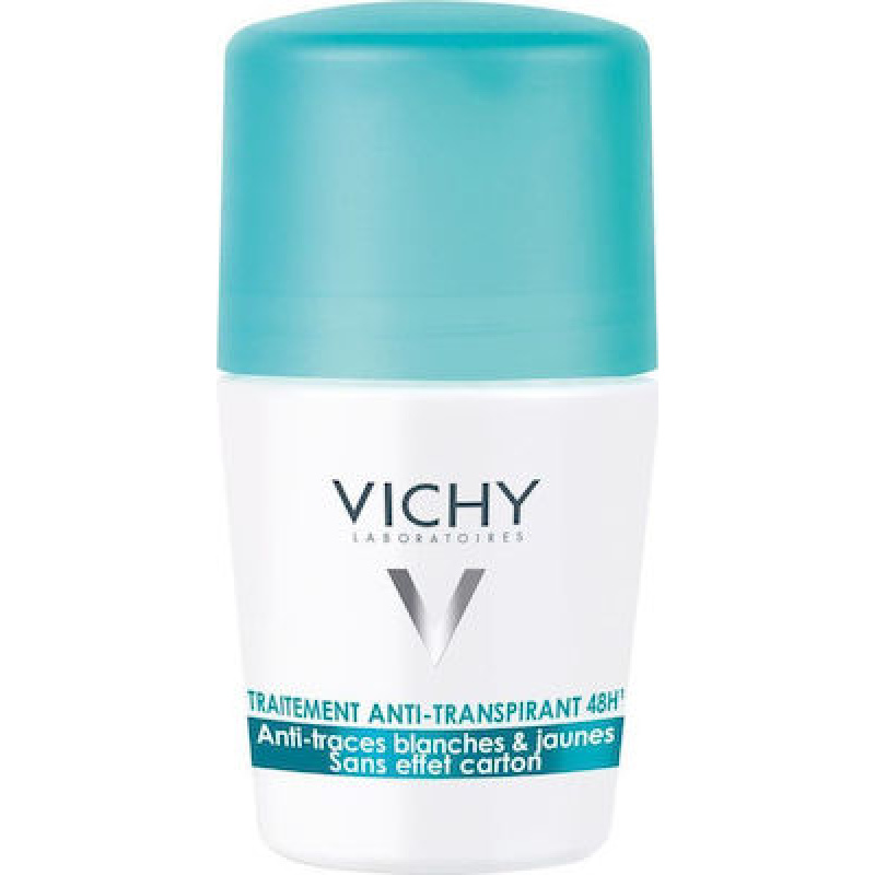 Vichy No White Marks & Yellow Stains Αποσμητικό 48h σε Roll-On 50ml