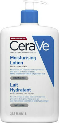 CeraVe Moisturising Ενυδατική Lotion Σώματος με Υαλουρονικό Οξύ για Ξηρές Επιδερμίδες 1000ml