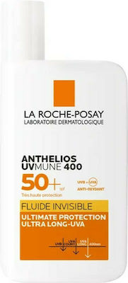 Anthelios Uvmune 400 SPF50+ Invisible Fluid Αντηλιακό Προσώπου με Άρωμα, 50ml