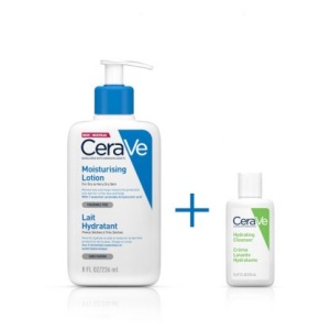 CeraVe Moisturising Lotion Ενυδατική Κρέμα Προσώπου και Σώματος 236 ml & Δώρο Hydrating Cleanser 20ml