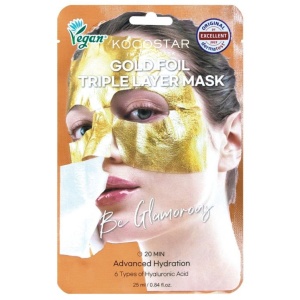KOCOSTAR Premium Gold Foil Triple Layer Mask 25ml