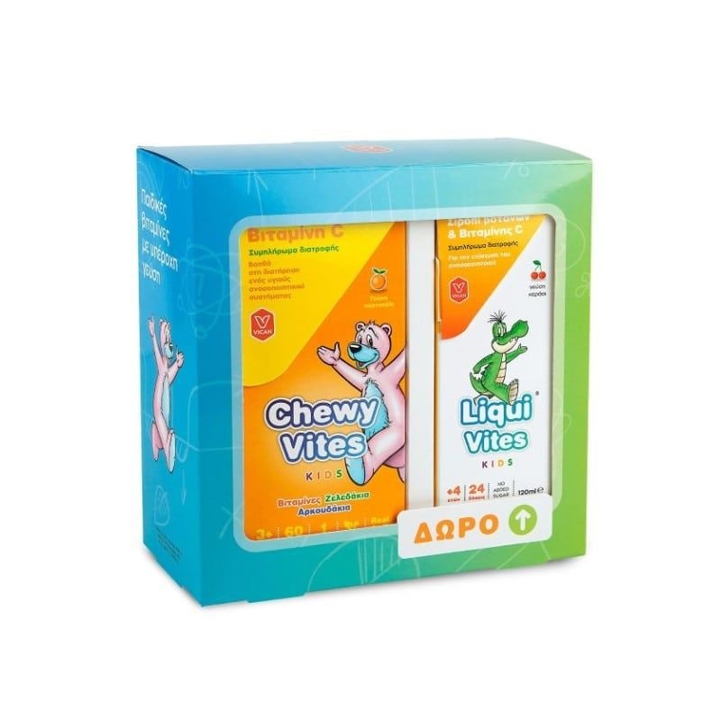Vican Chewy Vites Βιταμίνη C +ΔΩΡΟ Liqui Vites