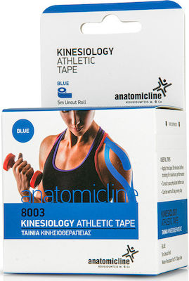 KinesioTape Anatomic Line 5cm x 5m Μπλε