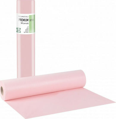 Εξεταστικό Ρολό Soft Care Χαρτί+Πλαστικό  58cm Χ 50m, Ροζ