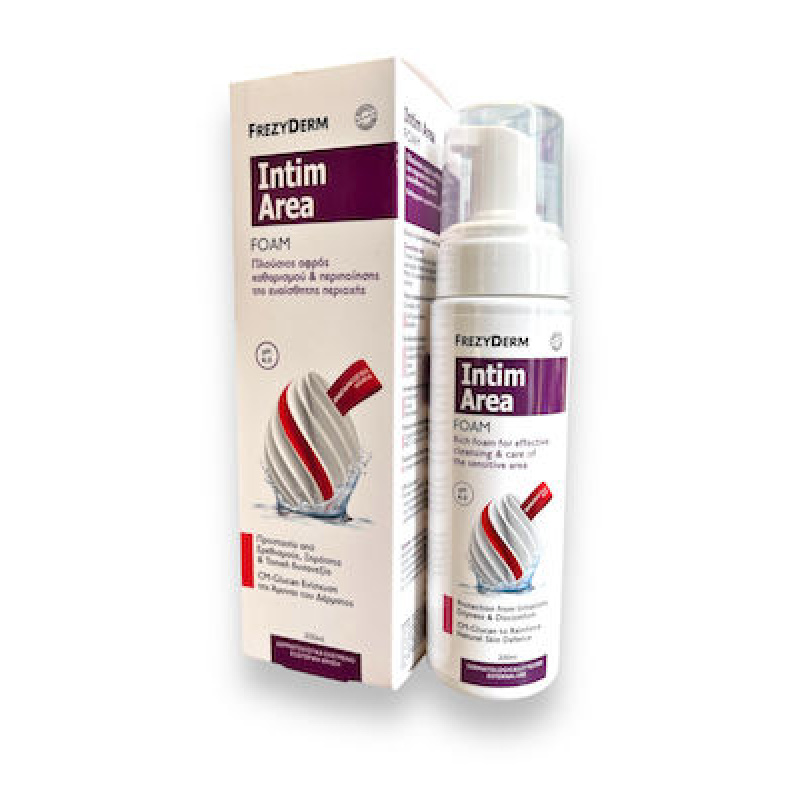 Frezyderm Intim Area Foam pH4.0 Αφρός Καθαρισμού Ευαίσθητης Περιοχής - Ερεθισμοί & Ξηρότητα 200ml