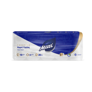 Χαρτί Υγείας Maxi 3Φ. Prestige 10ρολά 100gr