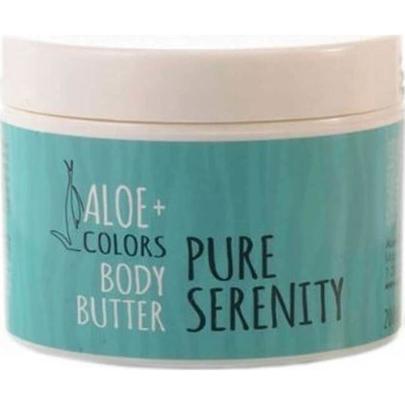 Aloe Colors Pure Serenity με Άρωμα Μανόλια Ενυδατικό Butter Σώματος με Aloe Vera για Ξηρές Επιδερμίδες 200ml