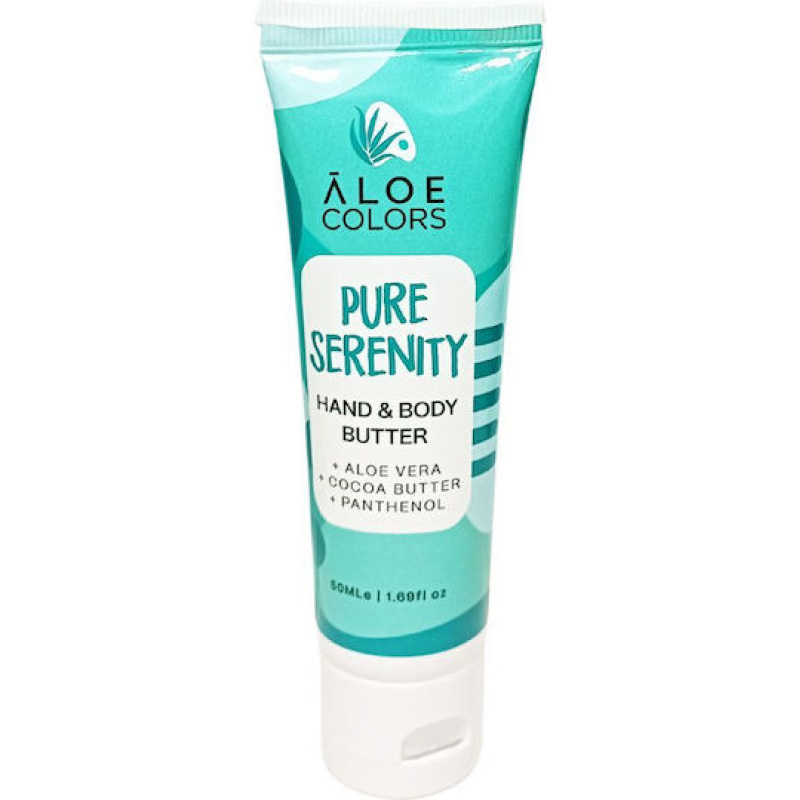 Aloe Colors Pure Serenity Magnolia Ενυδατικό Butter Σώματος με Aloe Vera για Ξηρές Επιδερμίδες 50ml