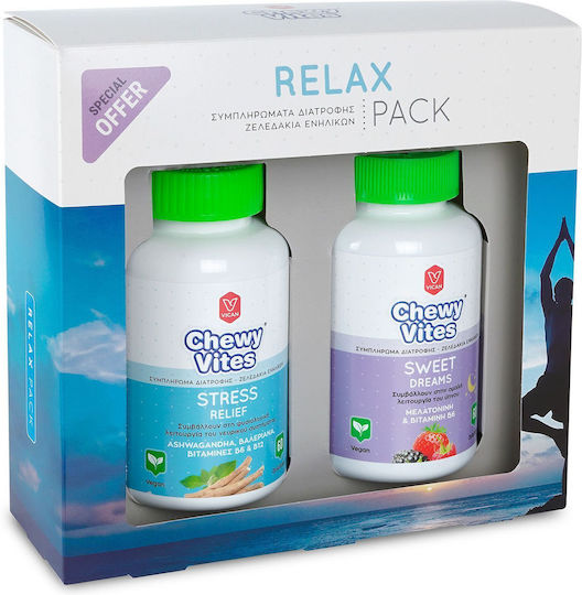 Chewy Vites Sweet Dreams & Stress Relief 2 x 60 ζελεδάκια