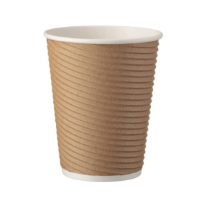Χάρτινα Ποτήρια DW 12oz 25 τμχ, Καφέ