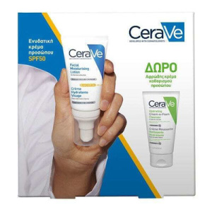 CeraVe Σετ για Ενυδάτωση Προσώπου με Facial Lotion SPF50 & Make up Remover