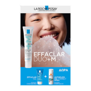 La Roche Posay Effaclar DUO+M Σετ Περιποίησης για Ενυδάτωση & Κατά της Ακμής 3τμχ