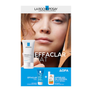 La Roche Posay Effaclar Mat Σετ Περιποίησης για Ενυδάτωση & Σύσφιξη 3τμχ