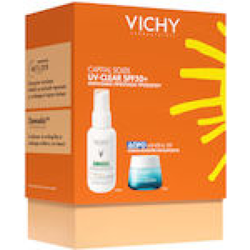 Vichy Capital Soleil Promo UV-CLEAR Αντηλιακό Προσώπου SPF50+, 40ml & Δώρο Mineral 89 Κρέμα Booster Ενυδάτωσης, 15ml, 1σετ - Image 2
