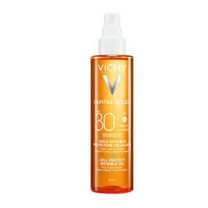Vichy Capital Soleil Cell Protect Αδιάβροχο Αντηλιακό Λάδι Προσώπου και Σώματος SPF30 200ml